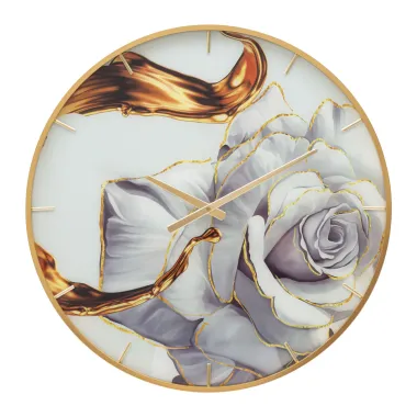 Zegarek GLASS ROSE Ø 60X5 cm